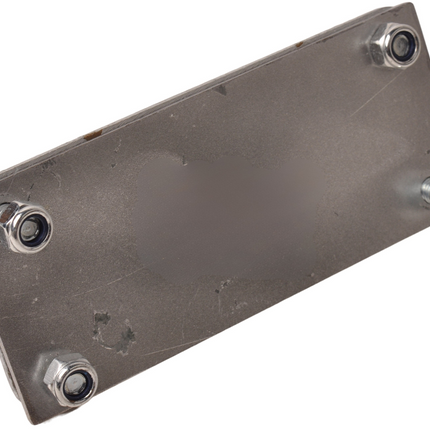 Cantonal Vloeroog met tegenplaat - verzinkt stalen materiaal - geschikt voor Ifor Williams GX Plant trailer modellen