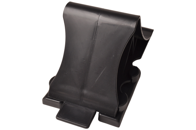 Cantonal Wielkeg kunststof (zwart) met houder