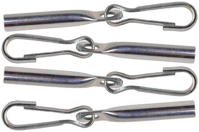 Cantonal Zeilsluiting met haak voor touw en snoeren (8 mm) - 4 stuks