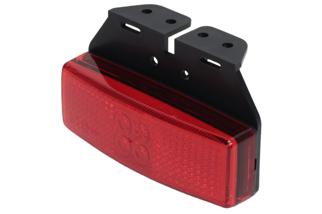 Cantonal Zijmarkeringslamp Rood LED met houder