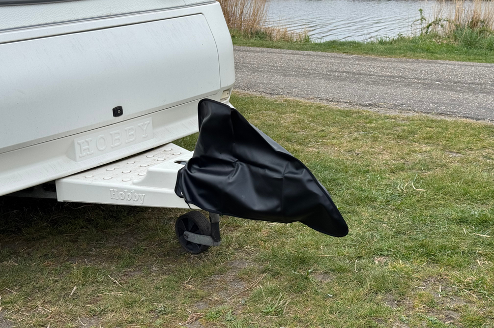 Cantonal Zwarte disselhoes 87x55 cm - PU materiaal - inclusief elastiek