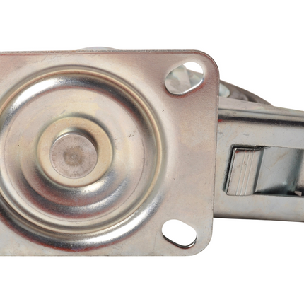 Cantonal Zwenkwiel met rem - 100 kg - totale hoogte: 150 mm