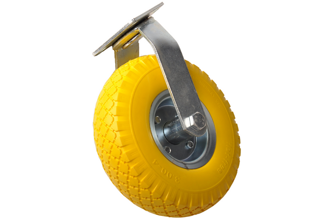 Cantonal Zwenkwiel PU 300x4 - 80 kg - totale hoogte 300 mm