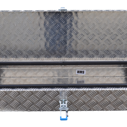 De Haan De Haan Box HM - 900x320x150 mm - waterdichte en stofdichte aluminium traanplaat disselbak - voorzien van spansluiting