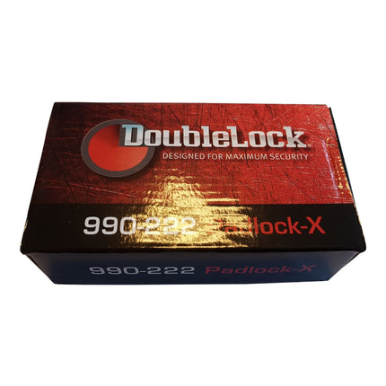 DoubleLock DoubleLock Padlock X - SCM gekeurd - Los slot fixed lock.