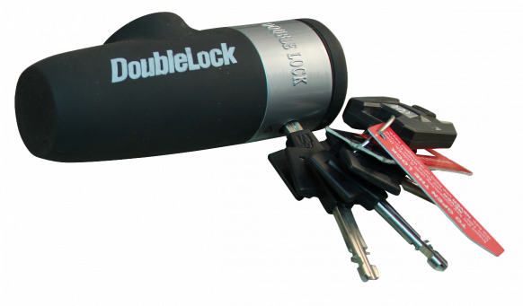 DoubleLock DoubleLock SCM gekeurd los kopslot voor loopchain - inclusief 5 sleutels