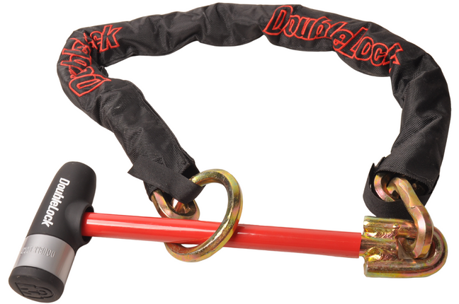DoubleLock Kettingslot/loopchain - 130 cm lang - SCM gekeurd - wielklem functie