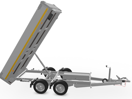 Eduard 310x160 cm - 2700 kg bruto laadvermogen - 63 cm laadvloerhoogte - elektrische bediening - 30 cm borden -  inclusief oprijplaten