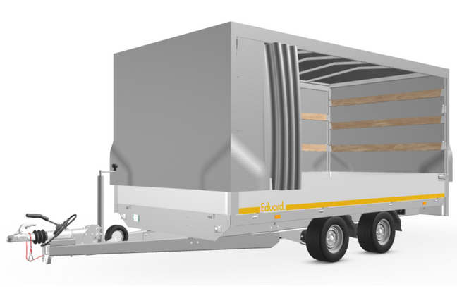 Eduard Complete Eduard huif met schuifzeil - doek en stellage - 356x180 cm - diverse hoogtes en kleuren beschikbaar