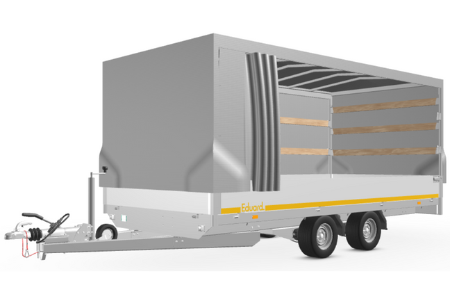 Eduard Complete Eduard huif met schuifzeil - doek en stellage - 406x180 cm - diverse hoogtes en kleuren beschikbaar