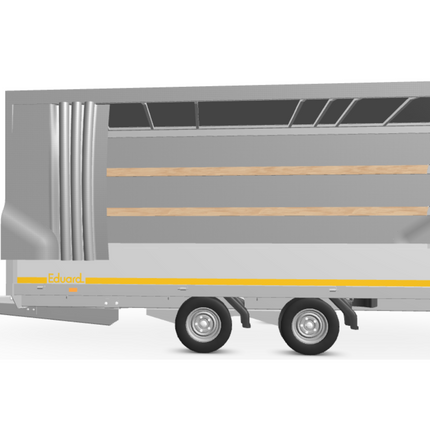 Eduard Complete Eduard huif met schuifzeil - doek en stellage - 406x200 cm - diverse hoogtes en kleuren beschikbaar