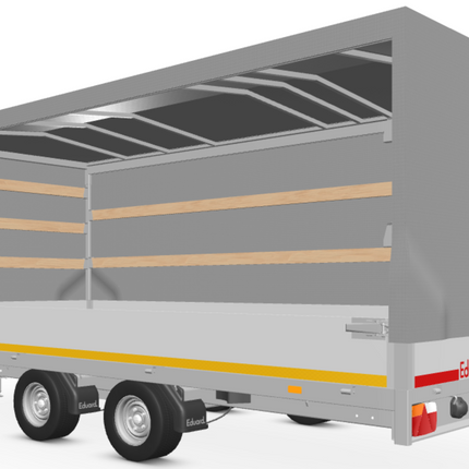 Eduard Complete Eduard huif met schuifzeil - doek en stellage - 406x200 cm - diverse hoogtes en kleuren beschikbaar