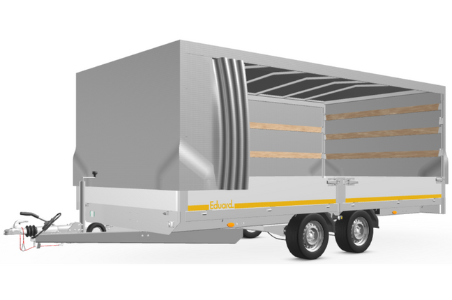 Eduard Complete Eduard huif met schuifzeil - doek en stellage - 456x220 cm - diverse hoogtes en kleuren beschikbaar