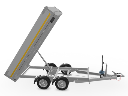 Eduard Eduard achterwaartse kipper 2700 kg - handpomp - 310x180 cm