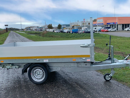 Eduard Geremde Eduard achterwaartse kipper - 256x150 cm - 1500 kg bruto laadvermogen - handpomp - 63 cm laadvloerhoogte