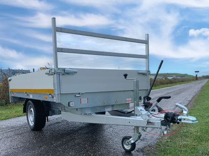 Eduard Geremde Eduard achterwaartse kipper - 256x150 cm - 1500 kg bruto laadvermogen - handpomp - 63 cm laadvloerhoogte