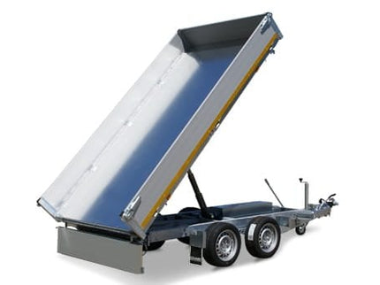 Eduard Geremde Eduard achterwaartse kipper - 256x150 cm - 2000 kg bruto laadvermogen - elektrisch, extern laden en handpomp - 63 cm laadvloerhoogte