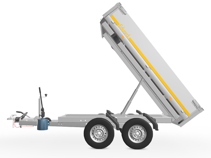 Eduard Geremde Eduard achterwaartse kipper - 256x150 cm - 2000 kg bruto laadvermogen - handpomp - 72 cm laadvloerhoogte