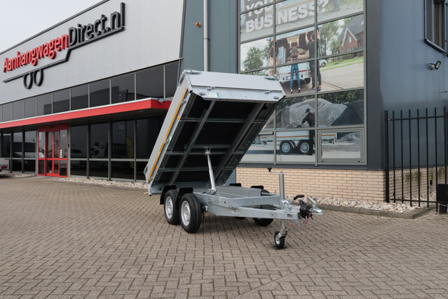 Eduard Geremde Eduard achterwaartse kipper - 256x150 cm - 2000 kg bruto laadvermogen - elektrisch, extern laden - 72 cm laadvloerhoogte