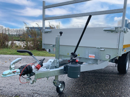 Eduard Geremde Eduard achterwaartse kipper - 256x150 cm - 2700 kg bruto laadvermogen - handpomp - 63 cm laadvloerhoogte