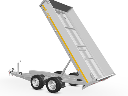 Eduard Geremde Eduard achterwaartse kipper - 310x160 cm - 2700 kg bruto laadvermogen - elektrisch, extern laden - 63 cm laadvloerhoogte