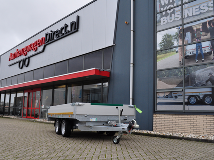 Eduard Geremde Eduard achterwaartse kipper - 310x180 cm - 2700 kg bruto laadvermogen - elektrisch, extern laden + handpomp - 63 cm laadvloerhoogte