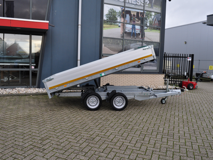 Eduard Geremde Eduard achterwaartse kipper - 310x180 cm - 2700 kg bruto laadvermogen - elektrisch, extern laden + handpomp - 63 cm laadvloerhoogte