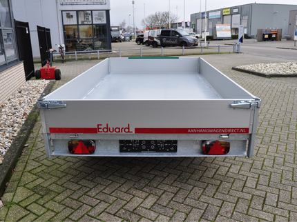Eduard Geremde Eduard achterwaartse kipper - 310x180 cm - 2700 kg bruto laadvermogen - elektrisch, extern laden + handpomp - 63 cm laadvloerhoogte