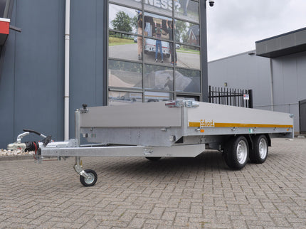Eduard Geremde Eduard plateauwagen - 406x200 cm - 2700 kg bruto laadvermogen - 63 cm laadvloerhoogte - 30 cm borden