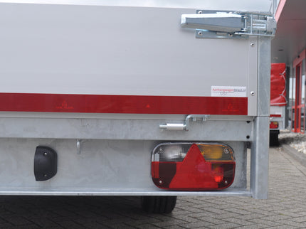 Eduard Geremde Eduard plateauwagen - 406x200 cm - 2700 kg bruto laadvermogen - 63 cm laadvloerhoogte - 30 cm borden