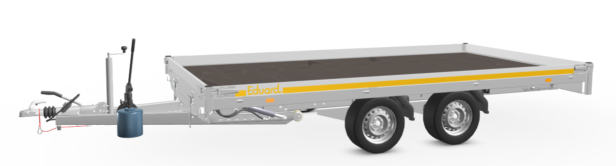 Eduard Kantelbare Eduard Autotransporter - 406x200 cm - 3000 kg - 63 cm laadvloerhoogte