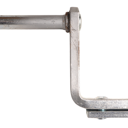 Eduard scharnier compleet voor achterklep aanhanger - 71x70 mm inclusief veiligheidspal