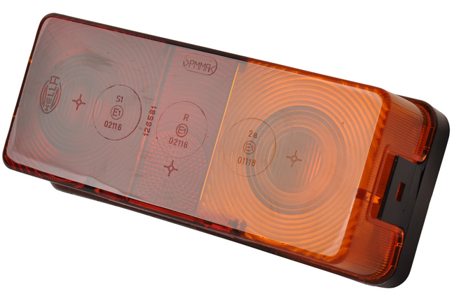 Hella 3 kamer achterlicht Rechts 75x170x62mm