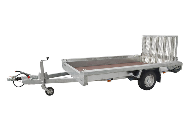 Hulco Hulco TERRAX-1 1800 Basic - 1800 kg bruto laadvermogen - machinetransporter - 294x150 cm laadoppervlak - geremd
