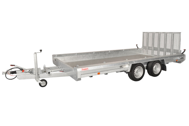 Hulco Hulco TERRAX-2 3000 - 3000 kg bruto laadvermogen - machinetransporter - 394x180 cm laadoppervlak - geremd