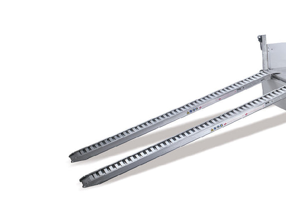 Humbaur Oprijplaten aluminium 2800 kg draagvermogen - 2650x300 mm - 2 stuks - geschikt voor Humbaur HTK kipper