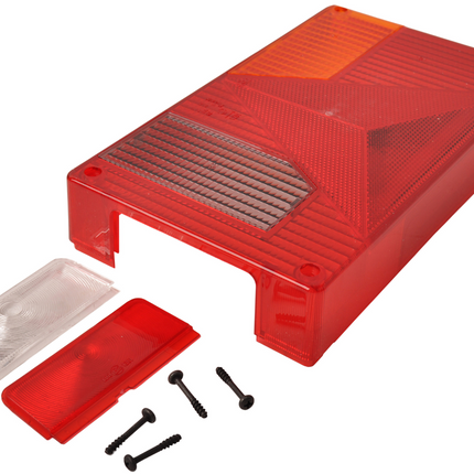Jokon Los glas voor de Jokon Technokon 1 rechts - inclusief driehoek reflector en achteruitrijlamp glas