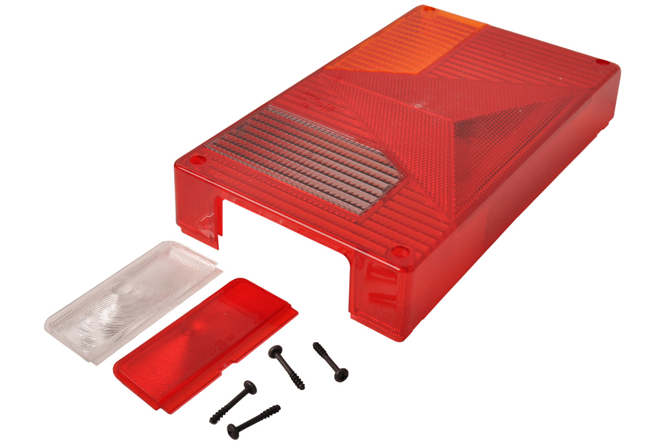 Jokon Los glas voor de Jokon Technokon 1 rechts - inclusief driehoek reflector en achteruitrijlamp glas