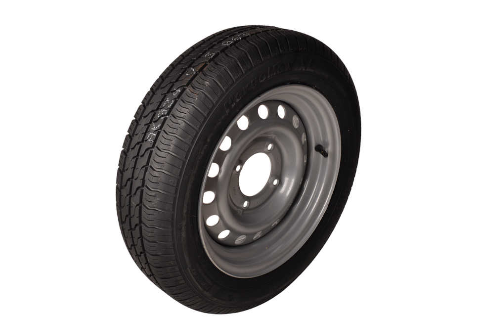 Kargotrail Compleet wiel 145/70R13 band + velg - steekmaat 4x115 - draagvermogen 425kg 85 mm naafdiameter