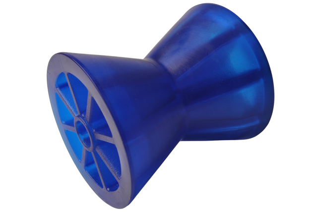 Knott 95x87 mm kielrol blauw 14,5 mm naafdiameter