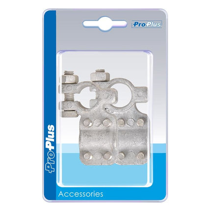ProPlus Multifunctionele accupoolklemmen - 12 - 24V - (-) is 17,5 mm - (+) is 19 mm