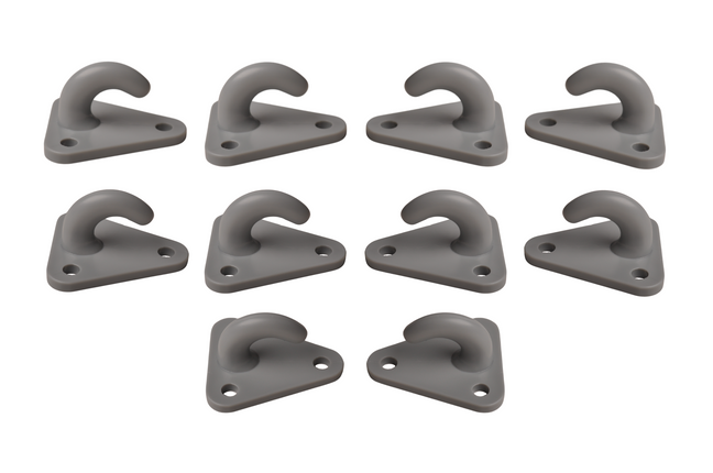 ProPlus Touwhaak kunststof 45x39 mm - 10 stuks