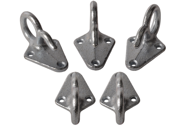 ProPlus Touwhaak metaal 73x42 mm - 5 stuks - verpakt in blister