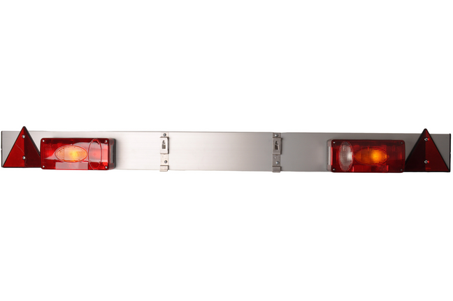 Radex Aluminium lichtbalk met Radex 5500 lampen - 7/13 polig - voorzien van Radex connectoren - 1400x138x90 mm