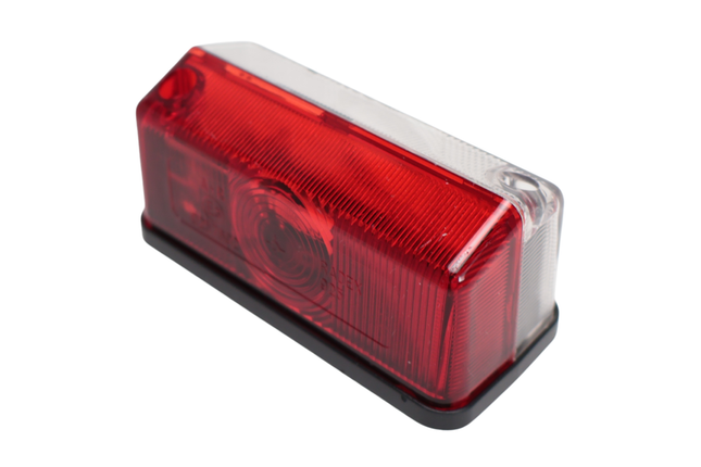 Radex Breedtelamp type 925 Rood/Wit inclusief montage materiaal