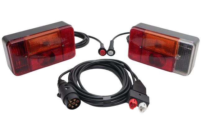 Radex Verlichtingsset - Radex 5001 - 5 meter hoofdkabel - 7 polig - Plug & Play