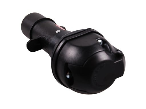 SECORÜT Spanningsverlager van 24 naar 12 Volt - 7 polige N-doos naar 7 polige stekkerdoos