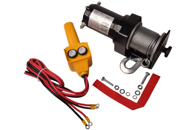 Trailer Gear Elektrische Lier 900 kg met staalkabel & haak