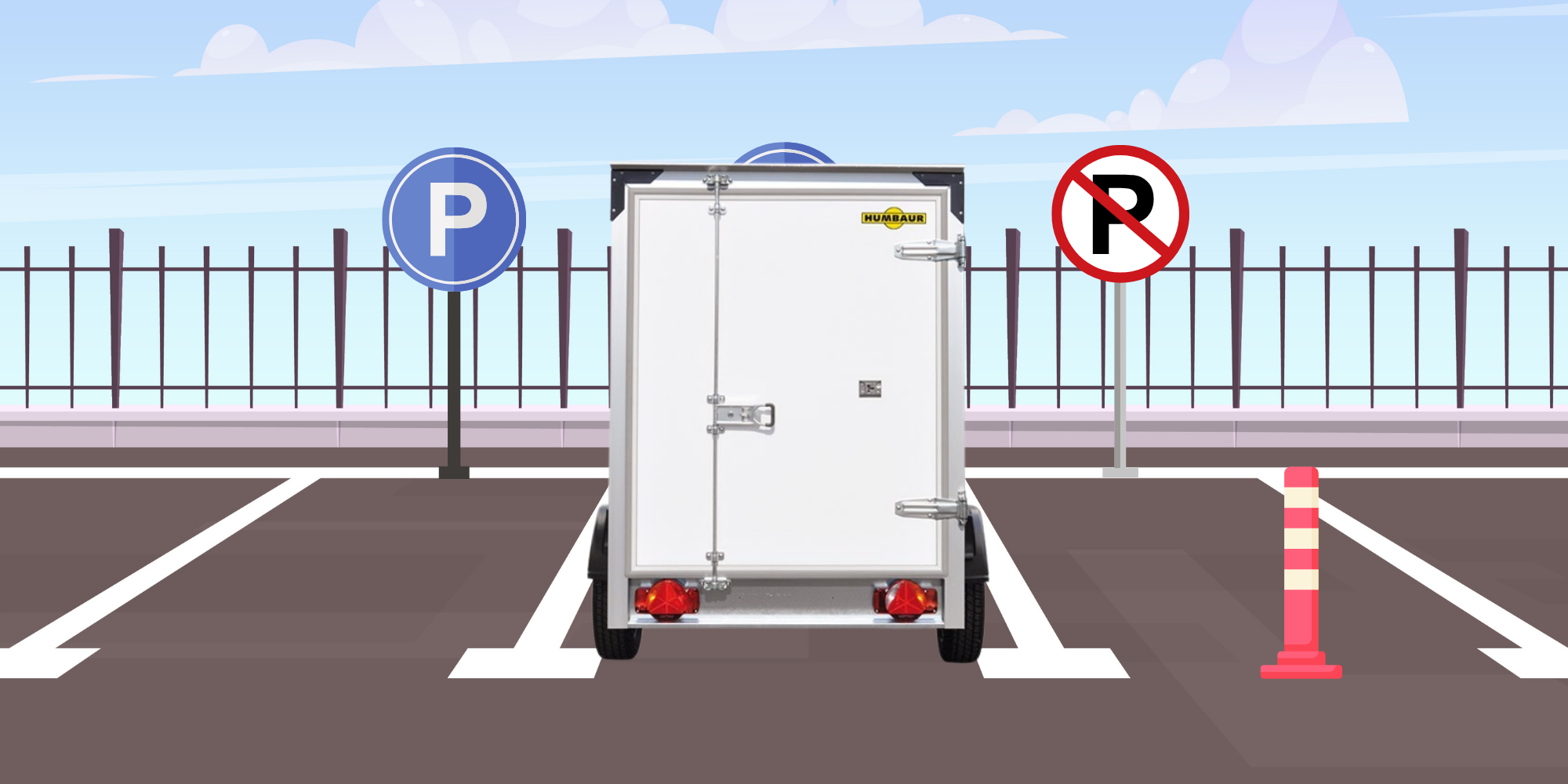 Waar mag je een aanhanger parkeren?