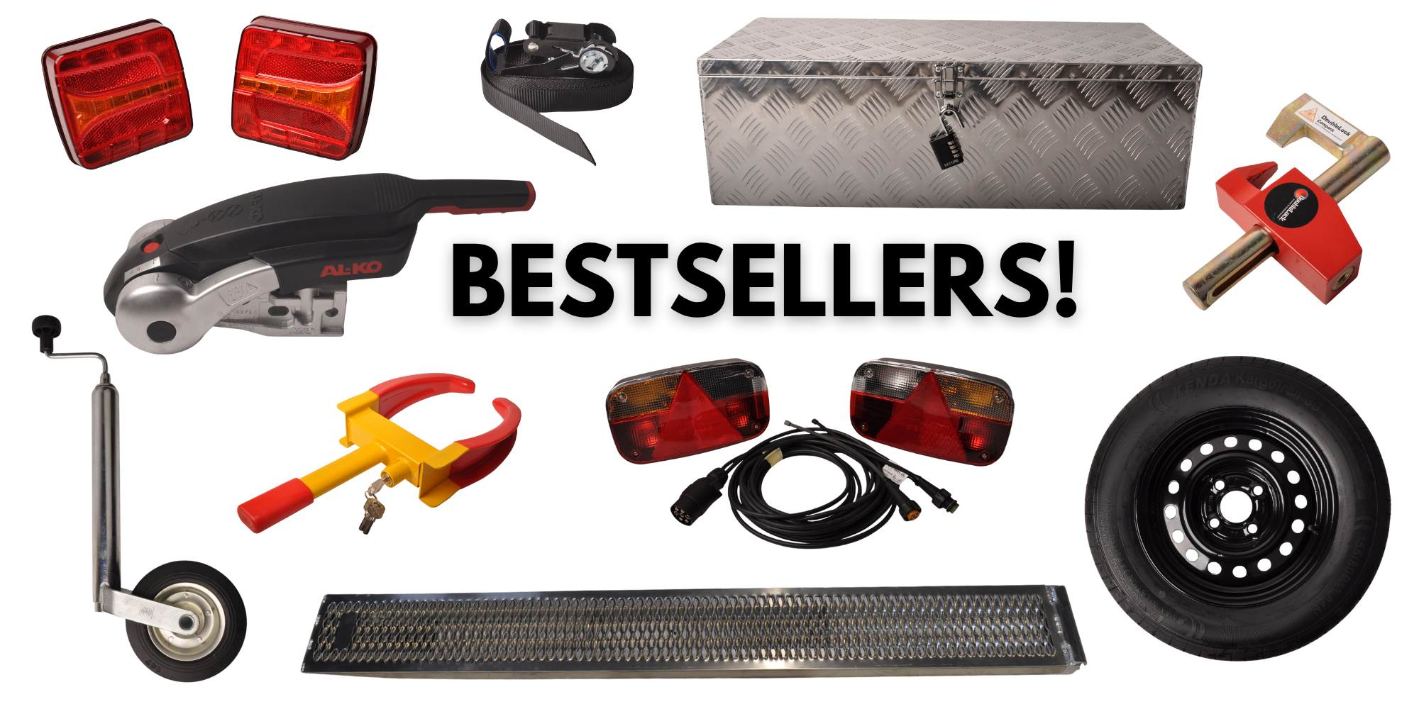 TOP 11 meest verkochte aanhanger accessoires